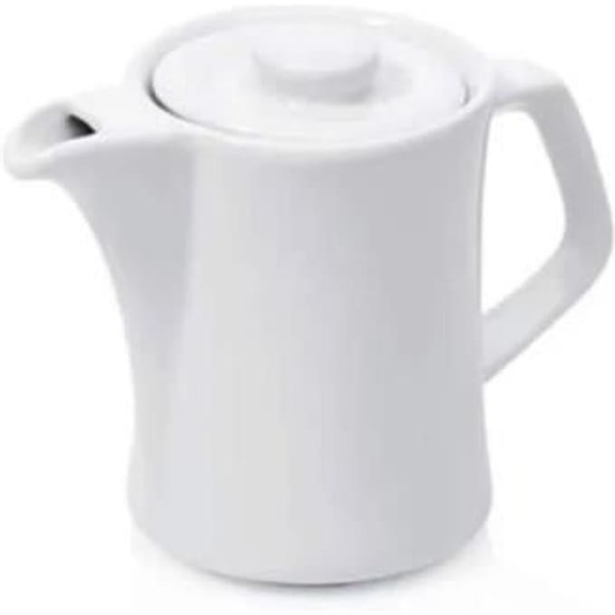 Porseleinen Theepot 0,35L - Houdt Koffie Warm en het Aroma Intact