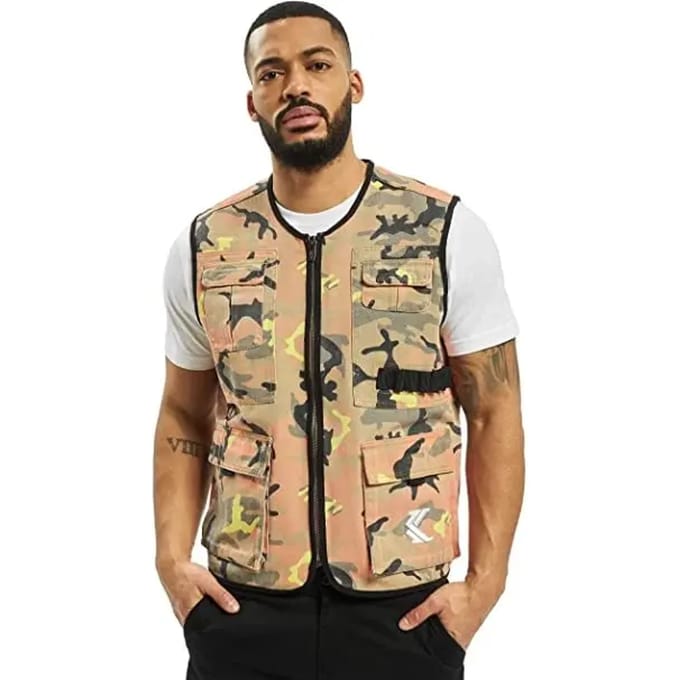 Mouwloos jasje Karl Kani Camo Utility