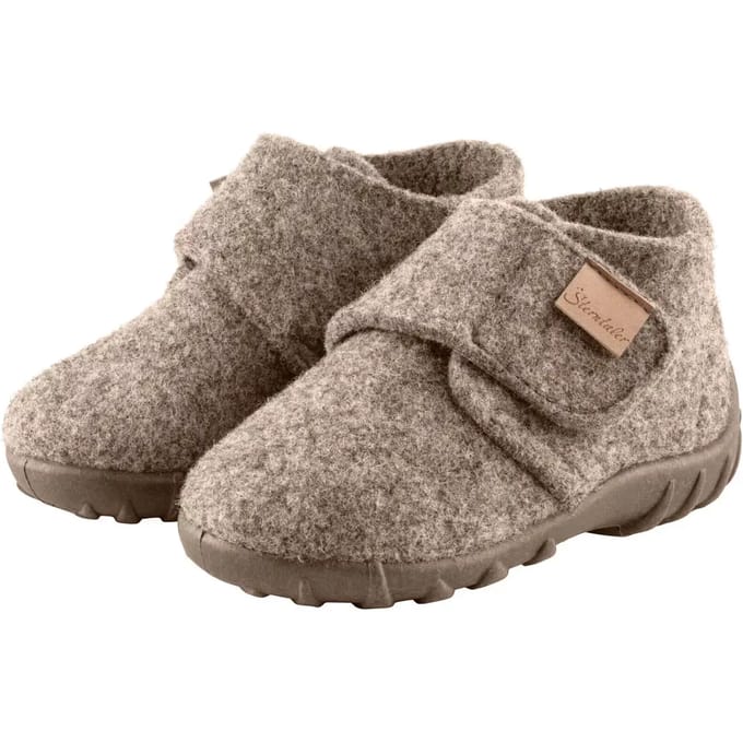 Baby wolvilt pantoffels Sterntaler
