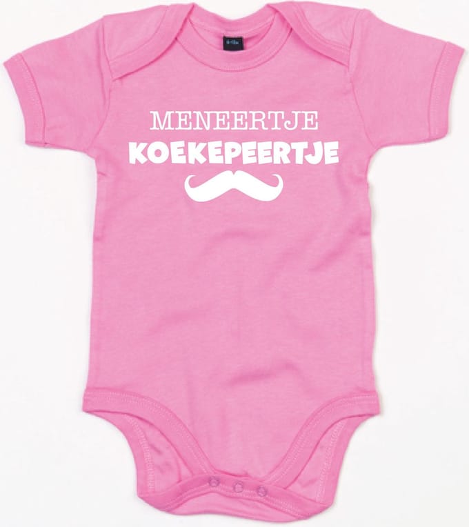Rompertje Meneertje Koekepeertje-Bubble Gum Pink-3-6 Maanden
