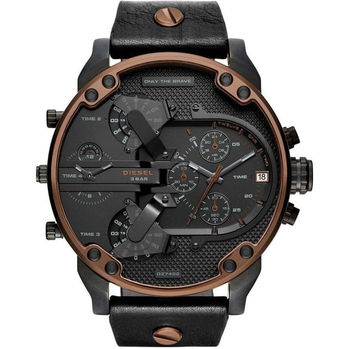 Diesel DZ7400 Herenhorloge 57mm zwart