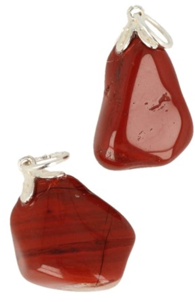 Ruben Robijn - Edelsteen Hanger Jaspis Rood