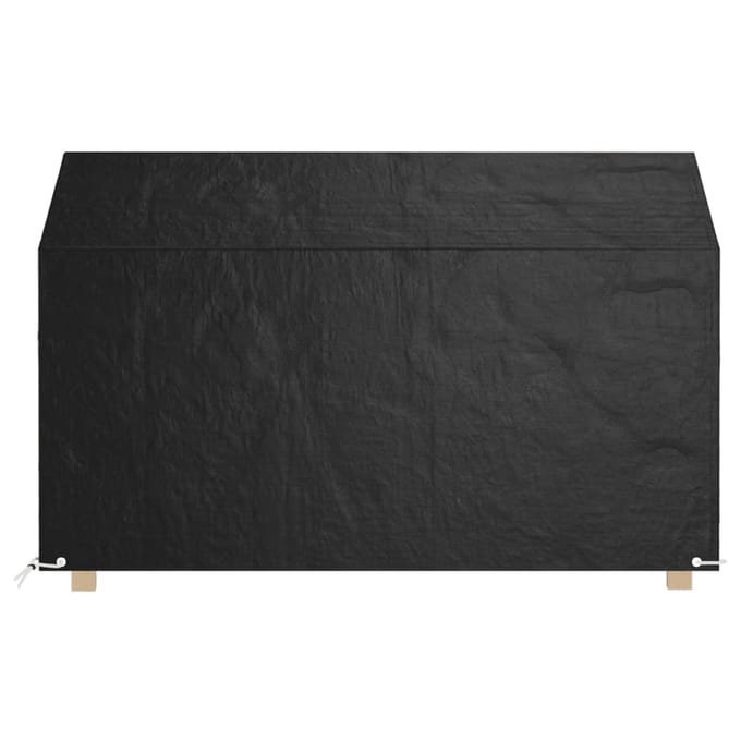 vidaXL - Tuinbankhoes - met - 8 - oogjes - 190x70x70/88 - cm - polyetheen