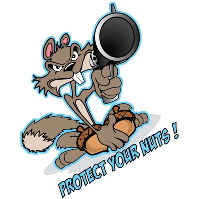 Motorfiets stickers Lethal Threat Mini Vilain Ecureuil