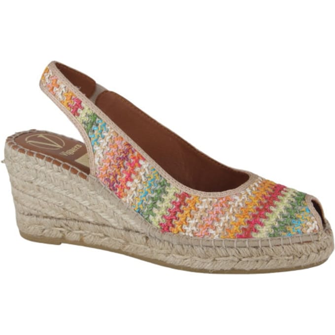 Dames Pumps Viguera 1955 Crochet Camel Multi - Maat 38
