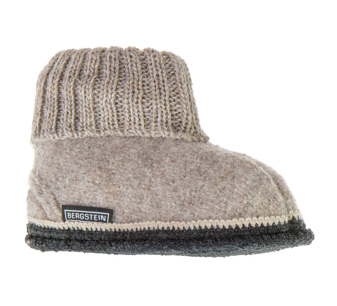 Bergstein Cozy Unisex Junior Sloffen - Beige