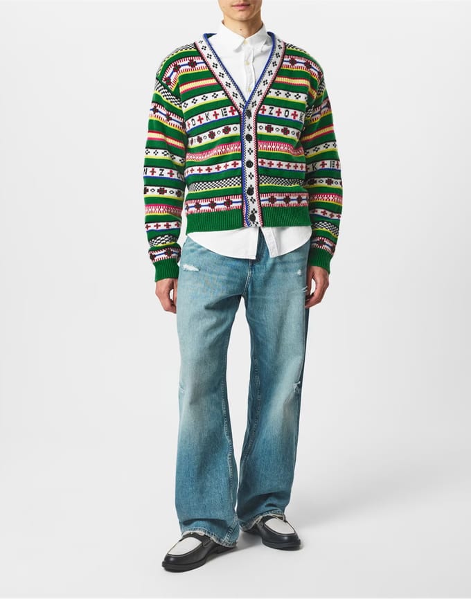 Fairisle Jacquard Cardigan