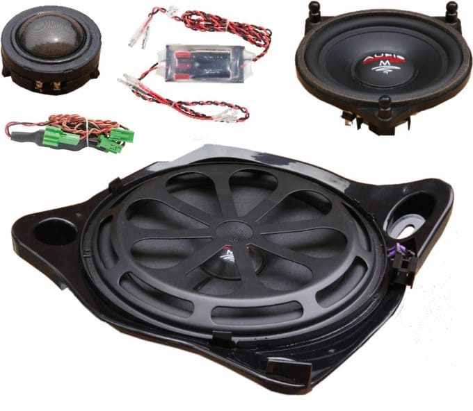 MFIT Mercedes S-klasse 2x 150W pasklare 3-weg composet