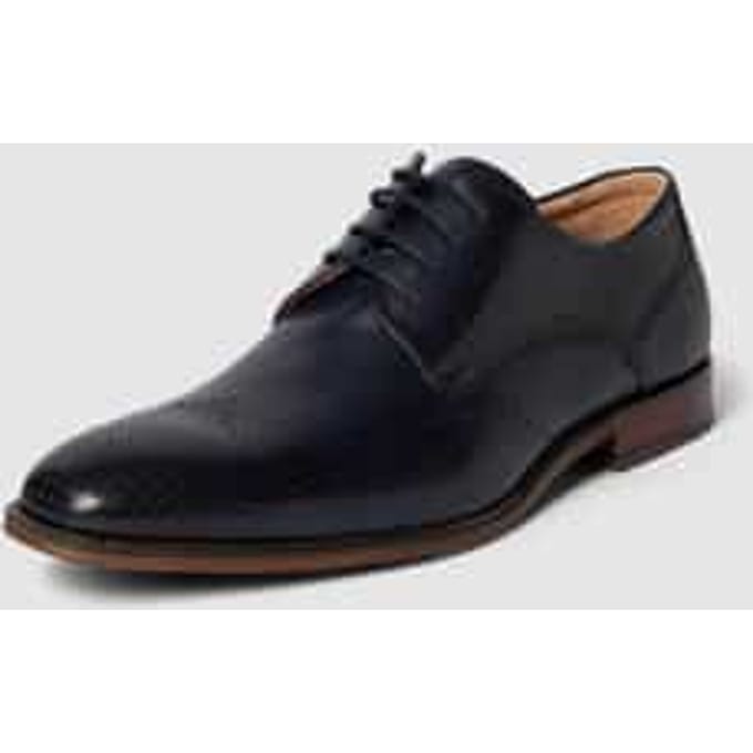 Derby schoenen van leer, model 'SELLENG'