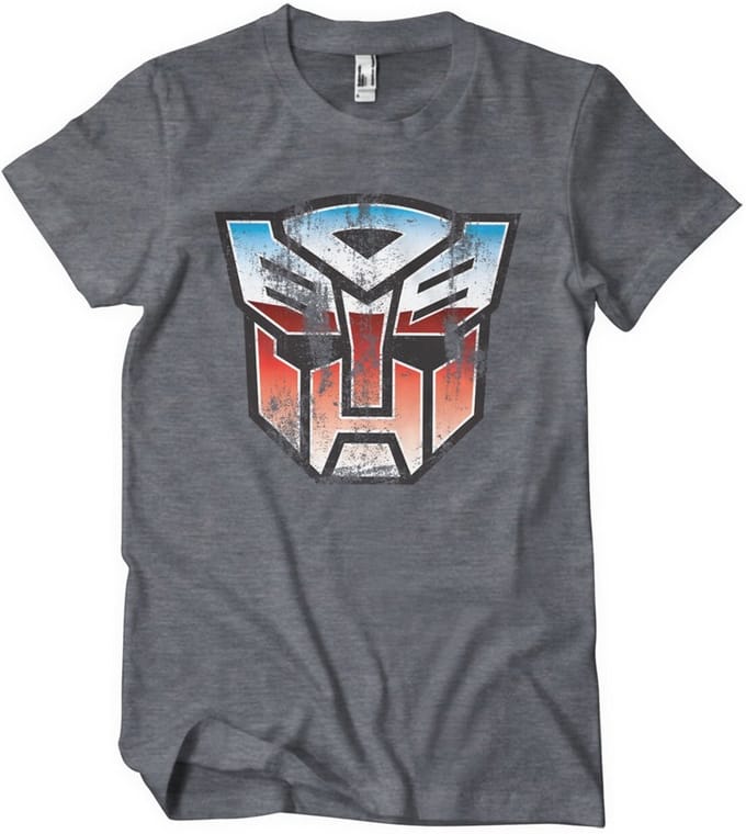 Transformers Distressed Autobot Shield T-shirt donker/gemêleerd