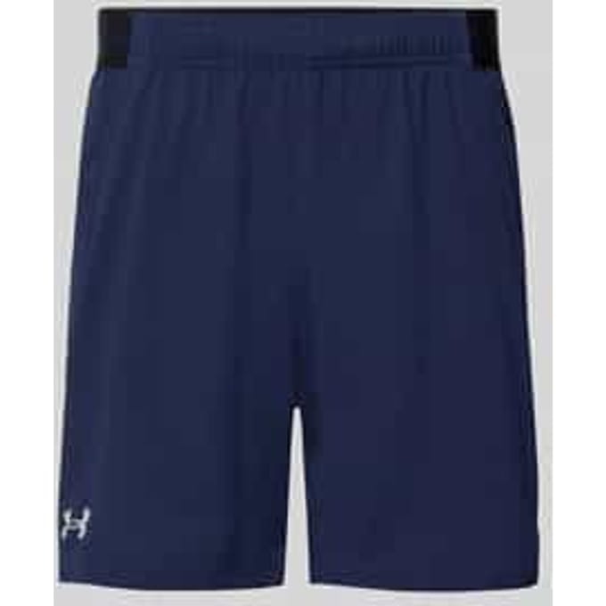 Straight fit korte broek met Logoprint Model 'Vanish'