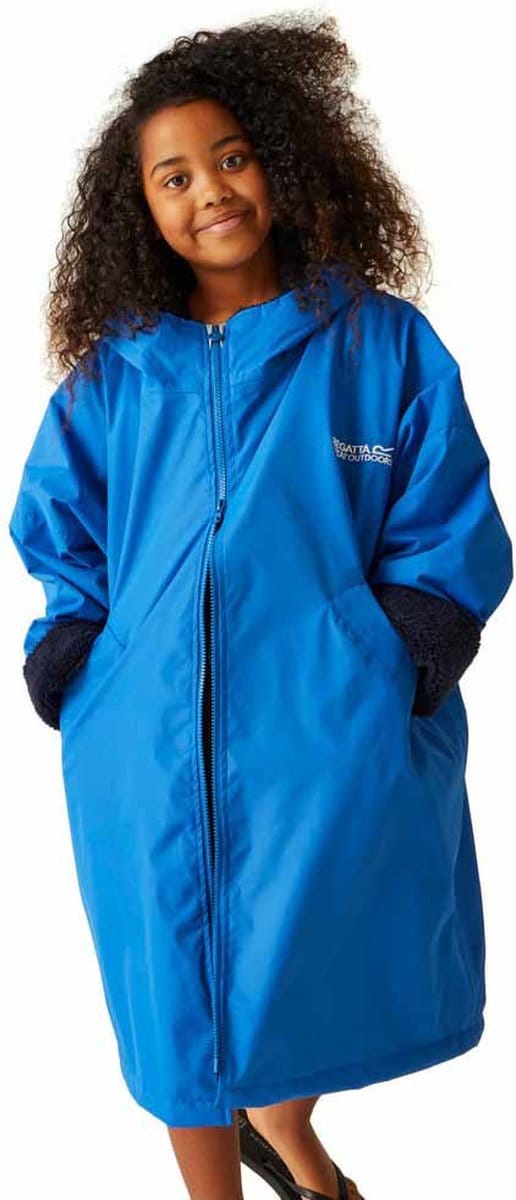 Regatta Robe Capuchon Regenjas Blauw 9-13 Years Jongen