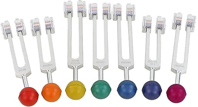 Stemvorken Chakra serie - 65 - Aluminium - Fluweel - S