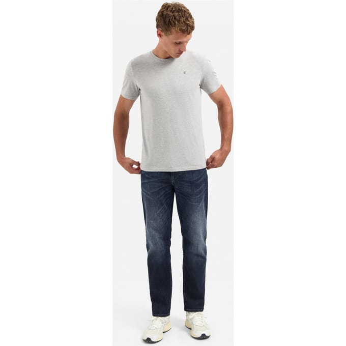 No Excess T-shirt Crewneck Solid Basic Grey Melange Größe: S | Basic T-Shirts Outlet | Herren | Grau