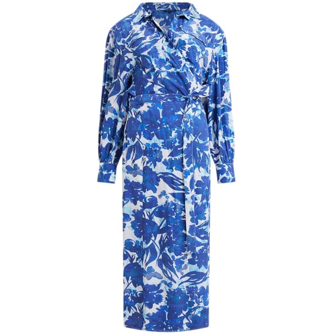 French Connection Bailee Delphine Dres Blue Größe: 6 | Midikleider Outlet | Damen | Blau