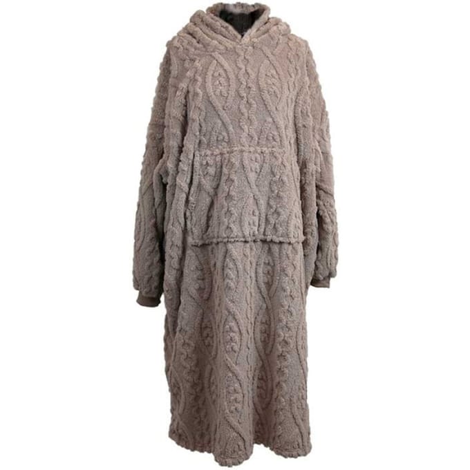 Unique Living - Hoodie Pleun Taupe -78x120cm