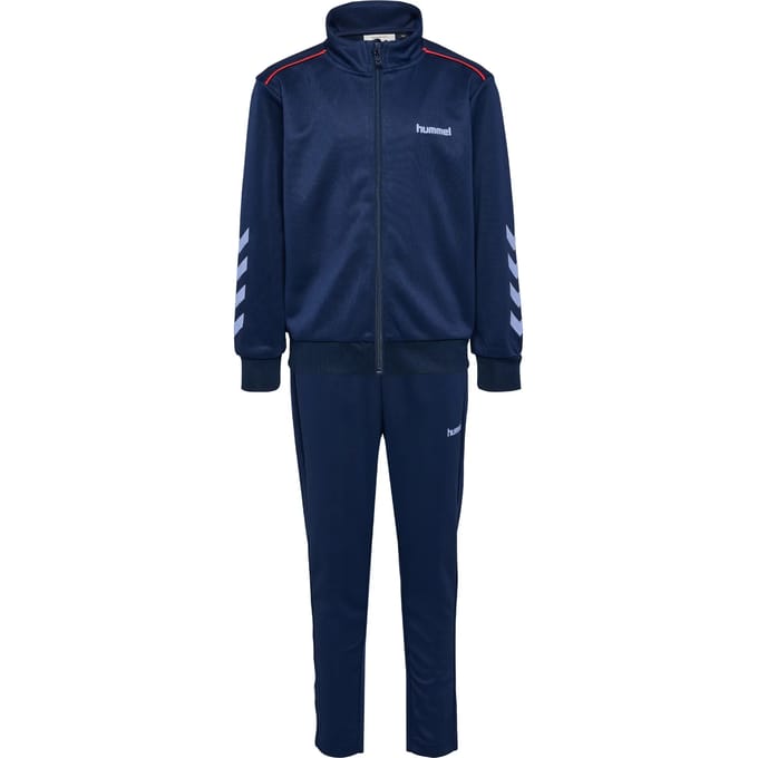 HUMMEL Kinder Trainingspak Jongens Meisjes Sportpak Ritslogo