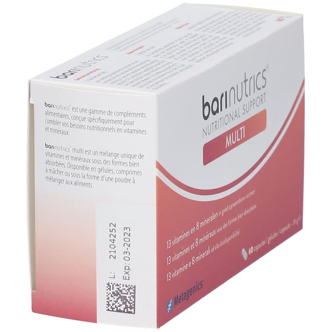 Metagenics Barinutrics Multi 60 capsules