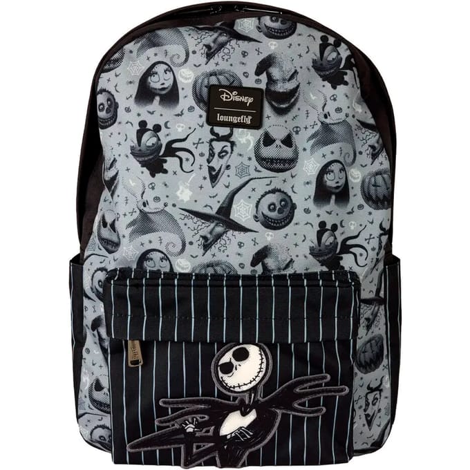 The Nightmare Before Christmas Loungefly - Jack Dames Rugtas - zwart/grijs/wit - Standard