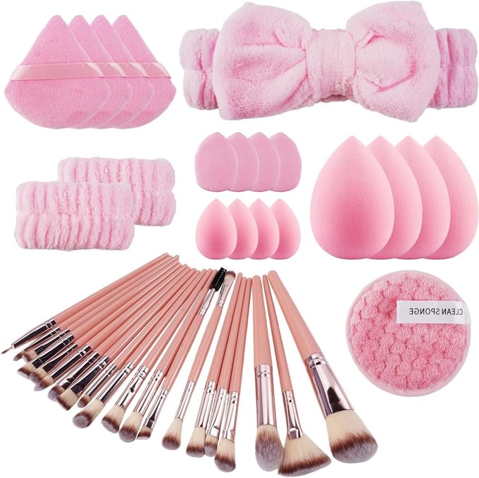 Complete Set van 51 Multifunctionele Make-up Kwasten voor Foundation, Blush en Oogschaduw