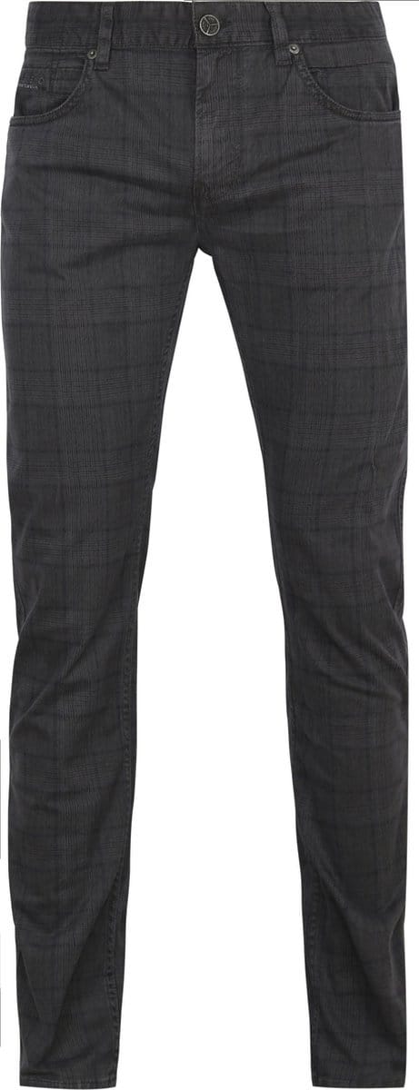 PME Legend - Nightflight Ruit Grijs - Heren - Maat W 31 - L 32 - Modern-fit