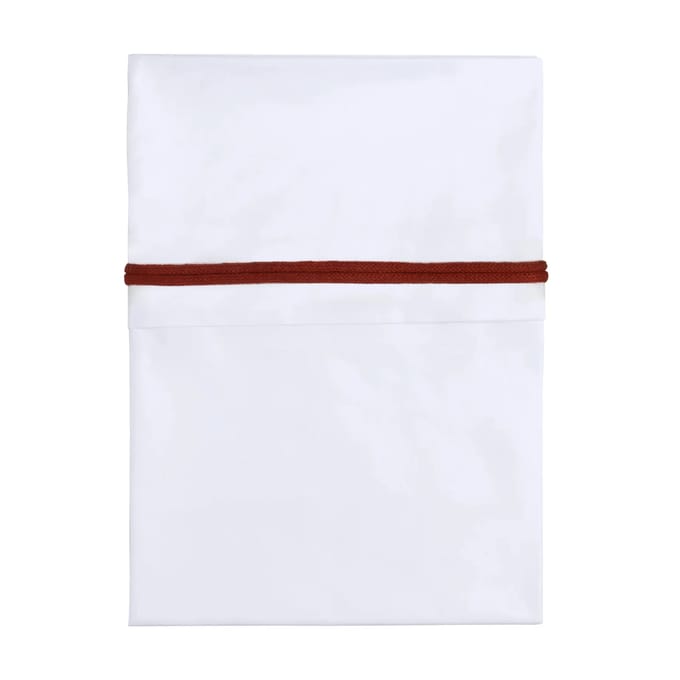 Baby's Only Wieglaken gebreide bies - Brique/Wit - 80x100 cm - 100% egyptisch katoen