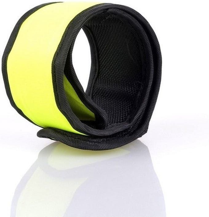 LED Hardloop Armband - GEEL - 35cm
