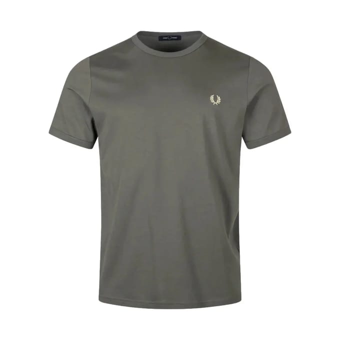 Fred Perry Ringer t-shirt - field green