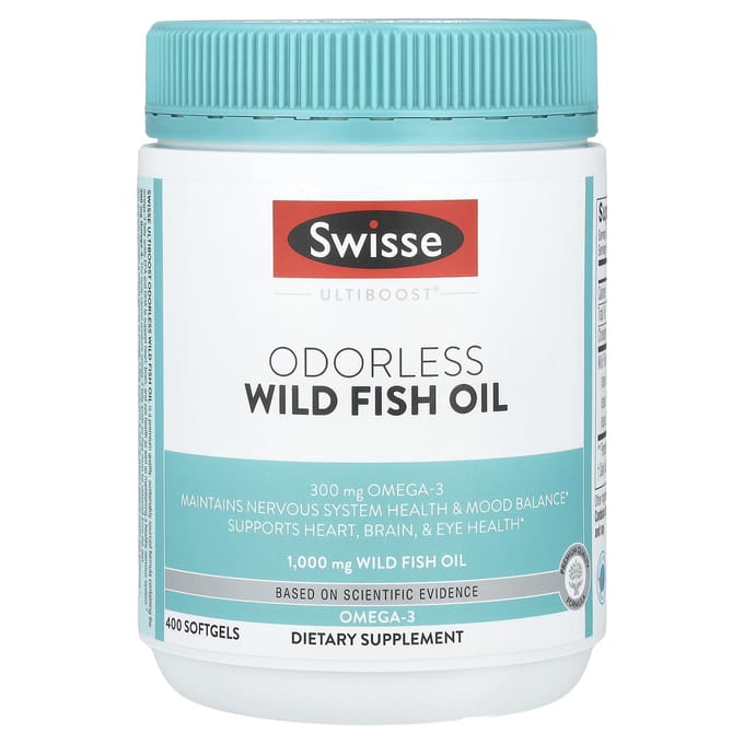Ultiboost® Ongezoete Wilde Visolie, 1.000 mg, 400 Softgels