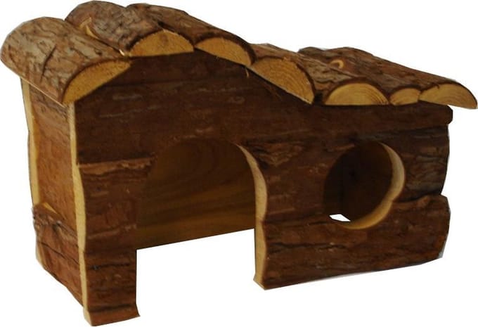 Gebr de Boon knaagdierhuis golfdak medium natural