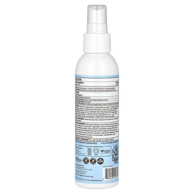 Babo Botanicals, Spray solaire minéral pour bébé, FPS 30, sans parfum, 170 ml (177 ml) white