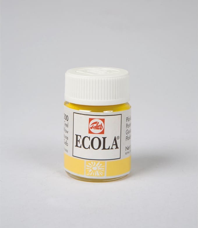 Bruynzeel - Ecola Poster Paint Bottle 16ml Yellow 200