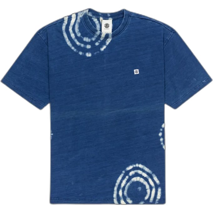 Element Circle T-shirt Met Korte Mouwen Blauw XS Man