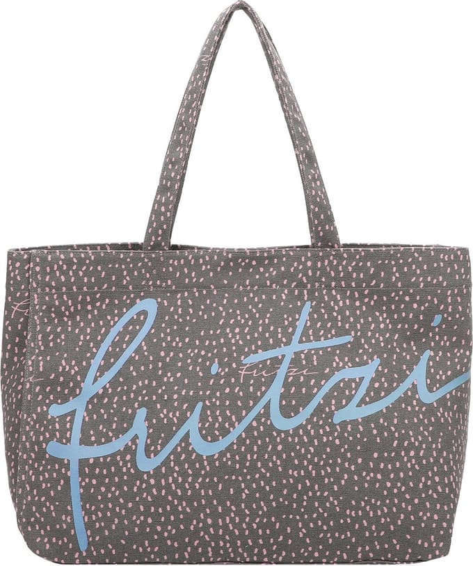 Fritzi aus Preußen Schoudertas Canvas Easy02 Shoulder Bag Grey Donkergrijs