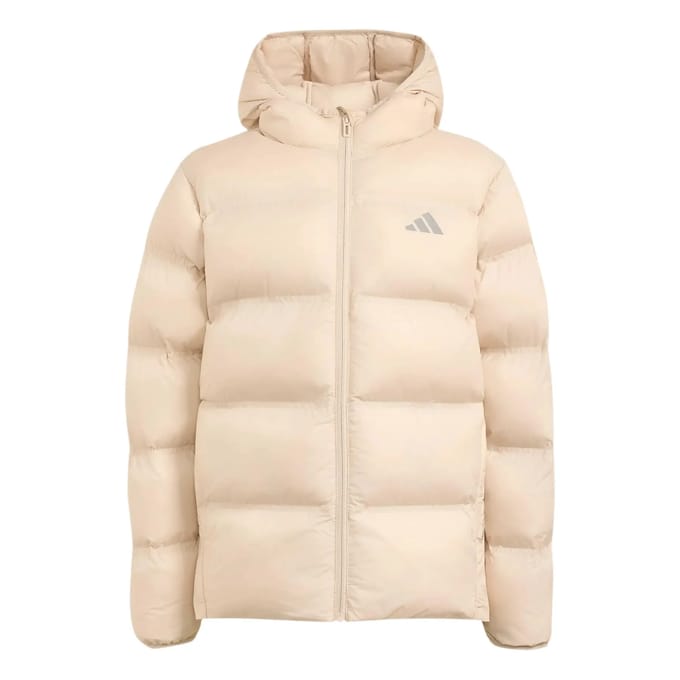 Adidas Synthetic Down Jas Beige 7-8 Years Kinderen