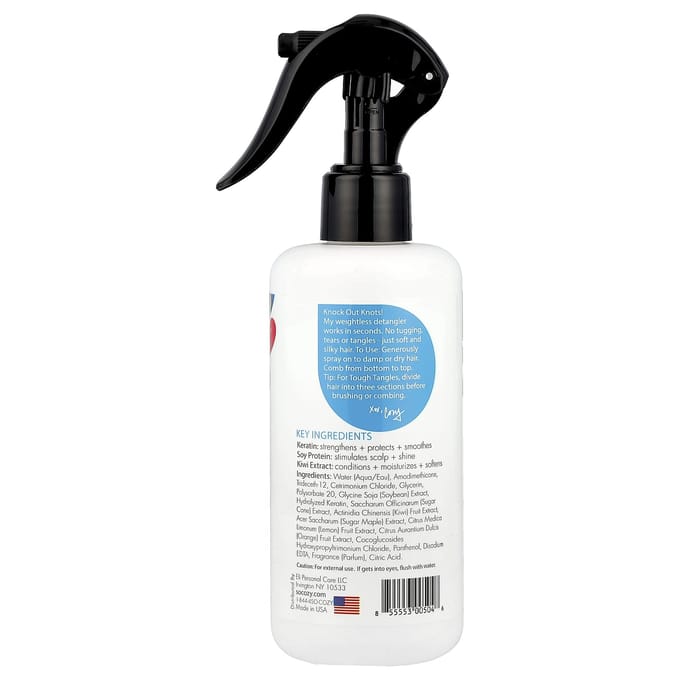 SoCozy, Kids, Detangler & Leave-In Conditioner, 8 fl oz (237 ml) white