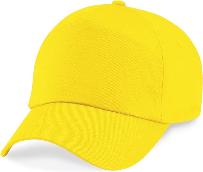 Beechfield Original 5 panel cap B10 - Yellow - One size