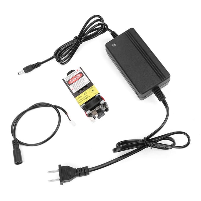 445nm 500mW Blauwe Laser Module voor DIY CNC Snijder Graveerder black