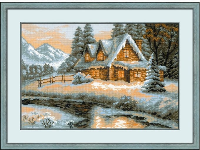 Riolis borduurpakket Winter View 1080