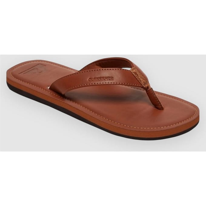 Quiksilver Molokai Nubuck II Heren Slippers - Tan - Maat 43