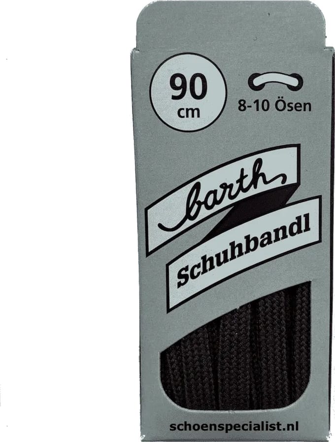 Platte smalle veter zwarte 120 cm