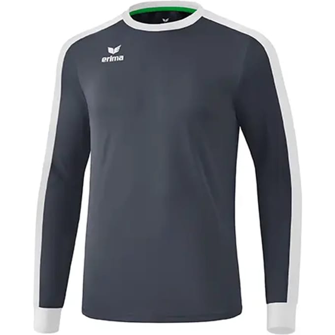 Erima Retro Star Voetbalshirt Lange Mouw Heren - Wit / Slate Grey | Maat: M