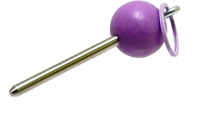 Boulemaus - Jeu de Boules - Traceur de terrain - kleur lichtpaars - V2A roestvrij staal