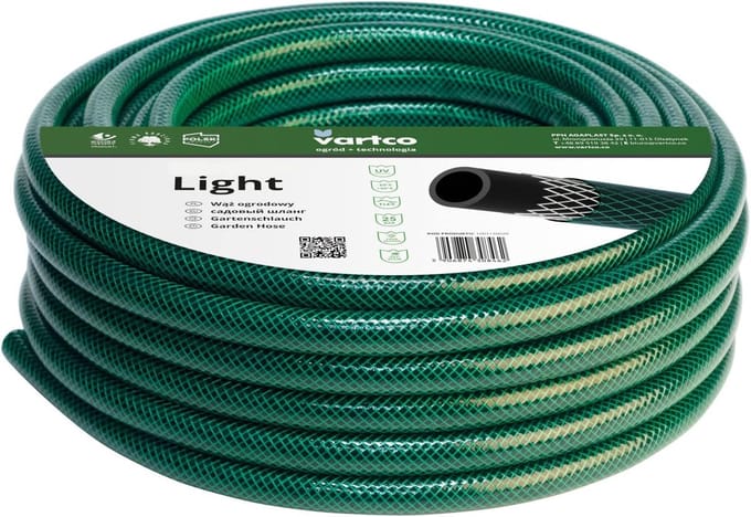 Tuinslang - Flexibele Slang - Tuin Bewatering - UV Bestendig - 15 Meter 1/2" - Groen Zwart
