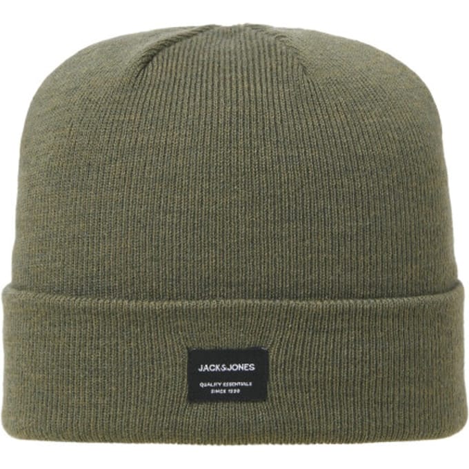 Jack & Jones JACDNA Muts Heren – Gebreide Wintermuts – Dusty Olive