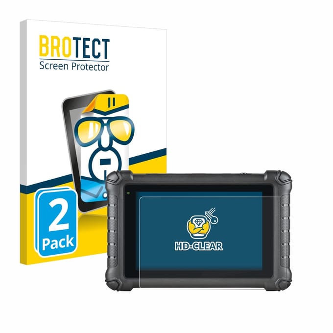 BROTECT - Screenprotector voor Autel MaxiDAS DS900 - Folie Beschermfolie transparant 2 Stuks