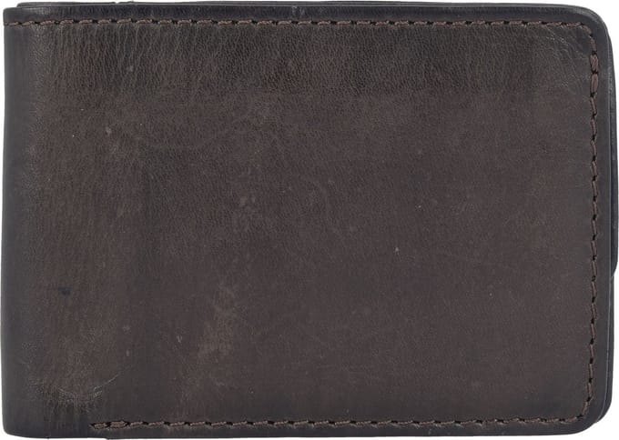 Harold's Submarine Portemonnee Leder 10 cm - Jongens - Horizontaal - braun