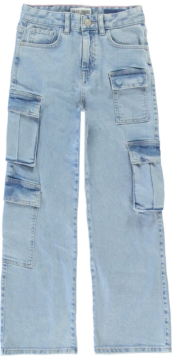 Cars Jeans Bry Cargo Stw/Bl Meisjes Jeans - Maat 176