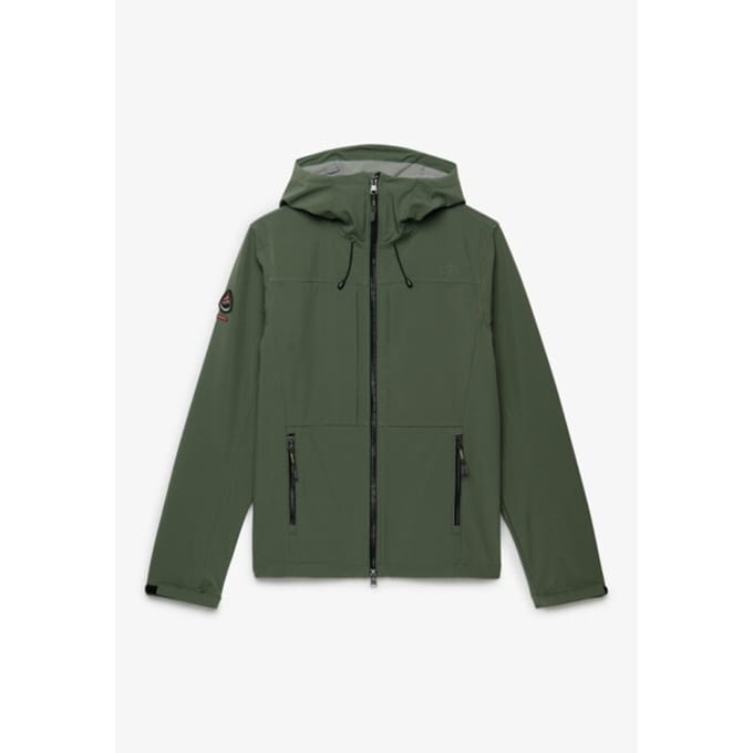 Superdry - Gewatteerde Softshell Trekker Jas Met Capuchon - Heren