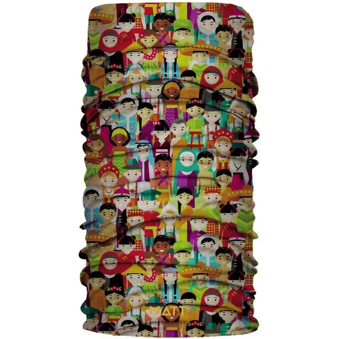 Microfiber Necktube Kind MATT Crowded